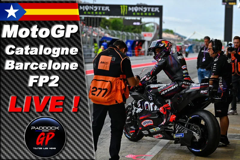 MotoGP Barcelone Catalogne FP2 LIVE :