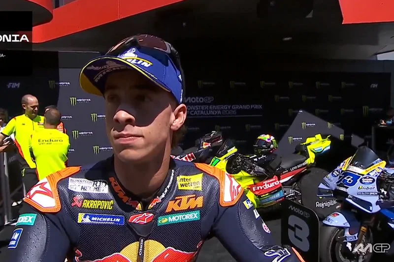 MotoGP, Catalogne, Qualifications : Pedro Acosta (KTM/1) « À chaud »