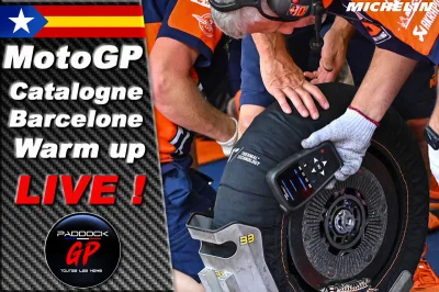 MotoGP Barcelone Catalogne Warm up LIVE :
