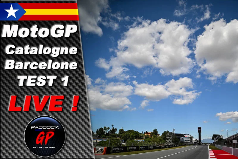 MotoGP Test Barcelone, 1e partie LIVE :