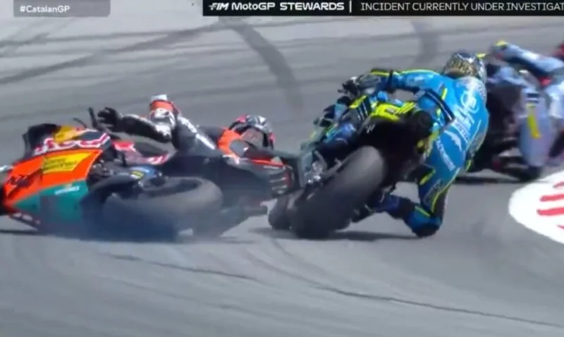 MotoGP Catalogne J3, Ai Ogura (Aprilia/8) : « J’ai percuté Pedro Acosta, c’était débile »