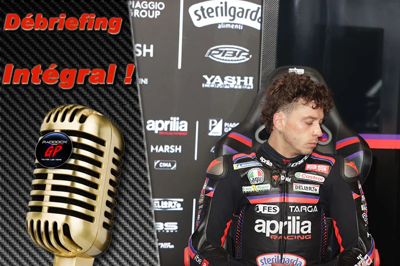 MotoGP Test Barcelone, Débriefing Marco Bezzecchi (Aprilia/11) : « c’est un circuit normal, comme les autres », etc. (Intégralité)