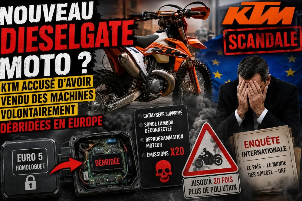 Street – Un scandale KTM ? L’Europe accuse la marque de vendre des motos illégalement débridées et ultra-polluantes