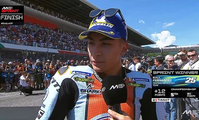 MotoGP, Italie, Mugello, Sprint : Raul Fernandez (Aprilia/1) « À chaud »