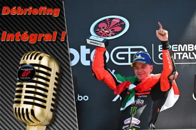 MotoGP Italie Mugello J3, Débriefing Marco Bezzecchi (Aprilia/1) : « c’est un rêve que j’avais depuis que je suis enfant », etc. (Intégralité)