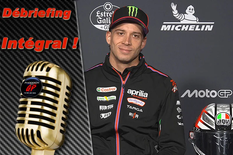 MotoGP Hongrie J0, Débriefing Marco Bezzecchi (Aprilia/1) : « J’ai regardé la course peut-être dix fois ! », etc. (Intégralité)