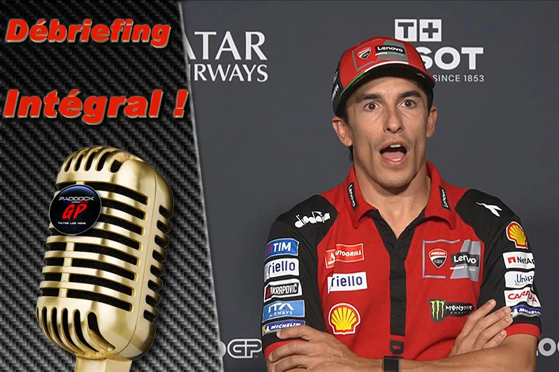MotoGP Hongrie J0, Débriefing Marc Marquez (Ducati/8) : « Moi, j’essaierai de rester proche d’eux, mais je pense que ce sera impossible », etc. (Intégralité)