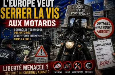 Street – L’Europe veut serrer la vis aux motards : bientôt un contrôle technique … et des inspections surprises dans la rue ?