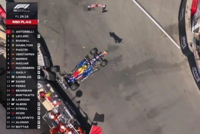 F1 – Monaco : Hadjar détruit sa Red Bull dès les EL1