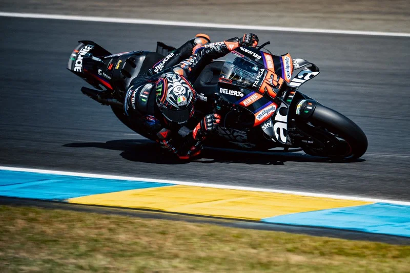 MotoGP Hongrie J1 – Marco Bezzecchi (Aprilia/6) satisfait : « Objectif Q2 réussi – Pedro Acosta était injouable, et les pneus tendres nous torturent ! »