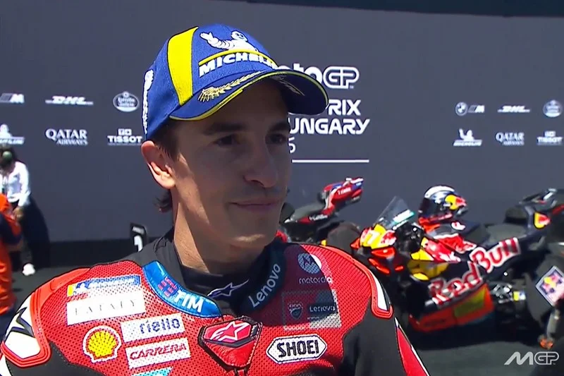 MotoGP, Hongrie, Qualifications : Marc Márquez (Ducati/1) « À chaud »