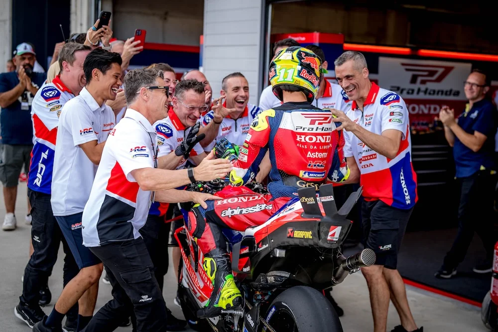 MotoGP Hongrie J2 : Diogo Moreira (Honda/Q11-S7) avertit les pilotes officiels…