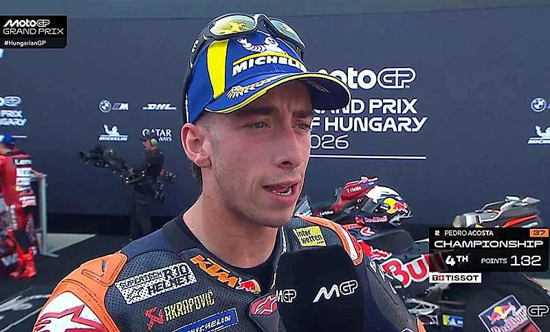 MotoGP, Hongrie, Grand Prix : Pedro Acosta (KTM/2) « À chaud »