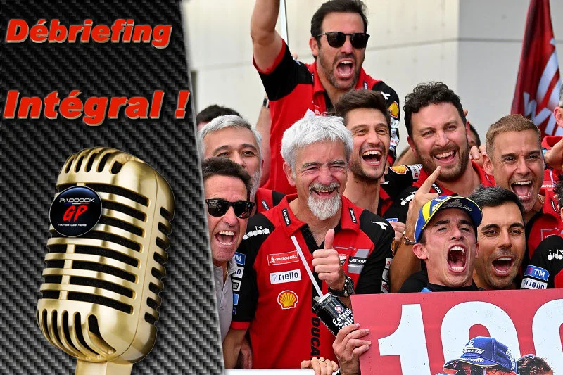 MotoGP Hongrie J3, Débriefing Marc Marquez (Ducati/1) : « Heureusement que je suis ici, sinon Gigi me tuerait ! », etc. (Intégralité)