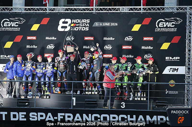8 Heures de Spa : le BMW Motorrad World Endurance Team s’impose à domicile