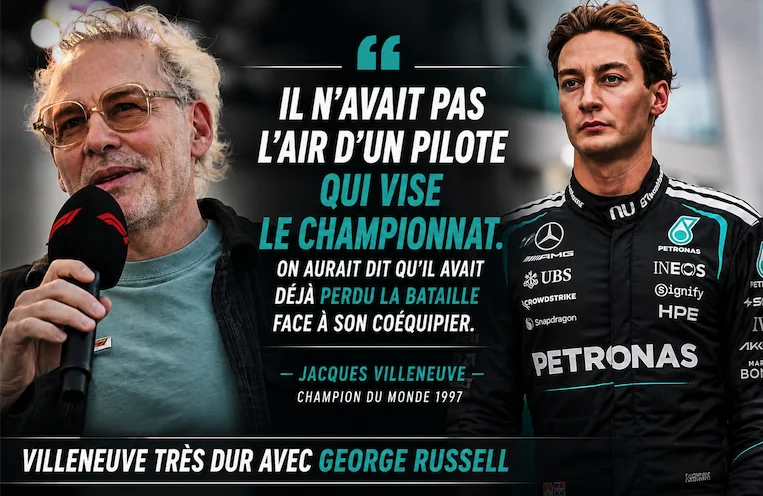 F1 – « Il avait déjà perdu la bataille » : Villeneuve charge Russell