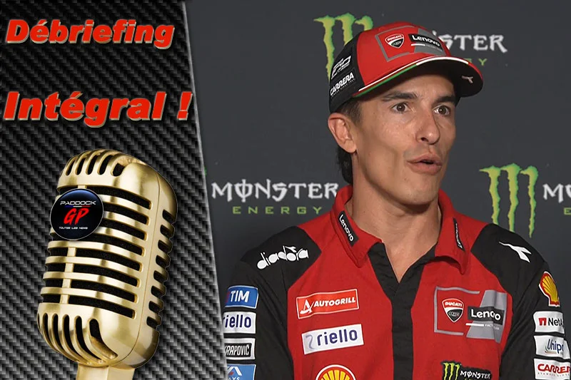 MotoGP Tchéquie Brno J0, Débriefing Marc Marquez (Ducati/5) : « sur le papier, ce sera une moto plus facile », etc. (Intégralité)
