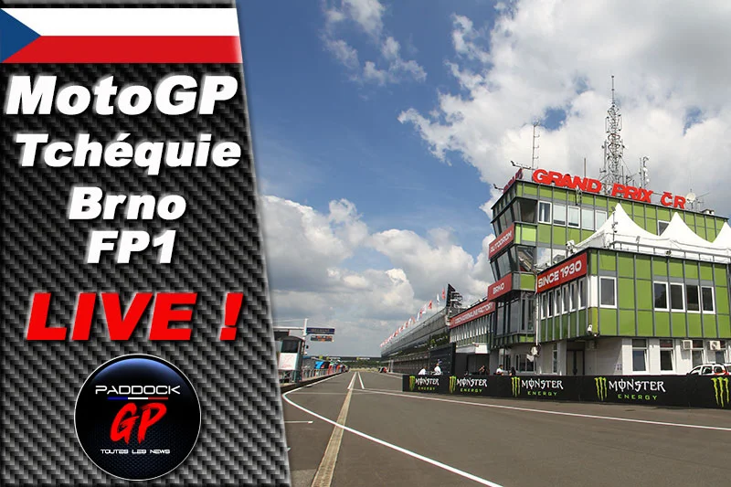 MotoGP Brno FP1 LIVE :