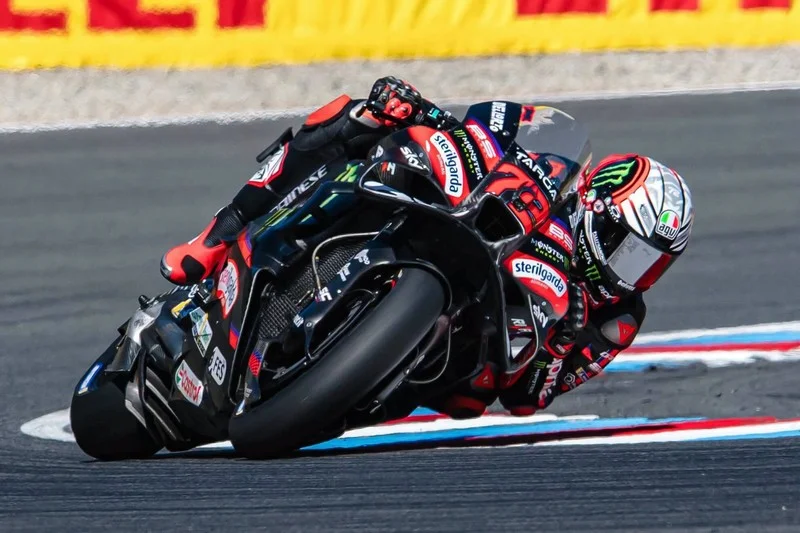 MotoGP, Brno J1, Marco Bezzecchi (Aprilia/2) dans le coup malgré la douleur : « Je m’attendais à souffrir un peu moins »