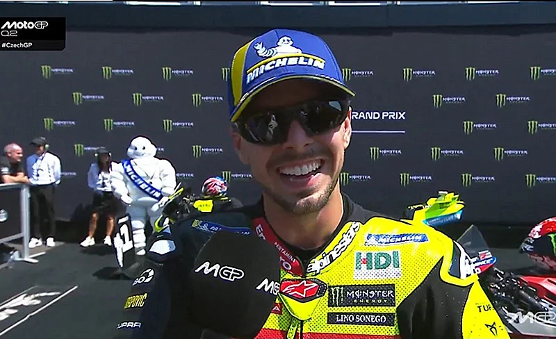 MotoGP, Brno, Qualifications : Fabio Di Giannantonio (Ducati/2) « À chaud »