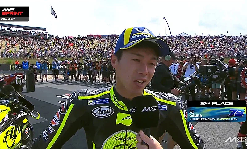 MotoGP, Brno, Sprint : Ai Ogura (Aprilia/2) « À chaud »