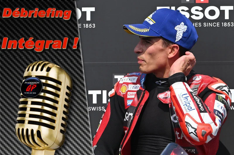MotoGP Brno J2, Débriefing Marc Marquez (Ducati/3) : « Je n’aime pas ça, je déteste ça ! », etc. (Intégralité)