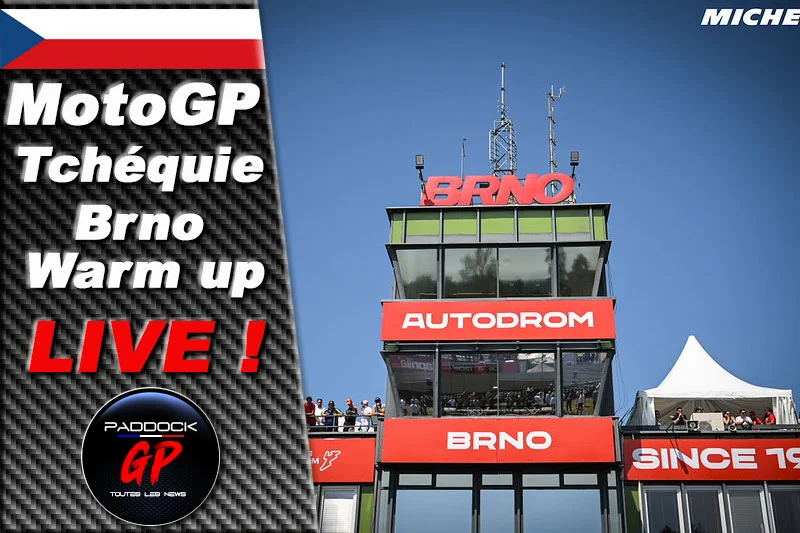 MotoGP Brno Warm up LIVE :