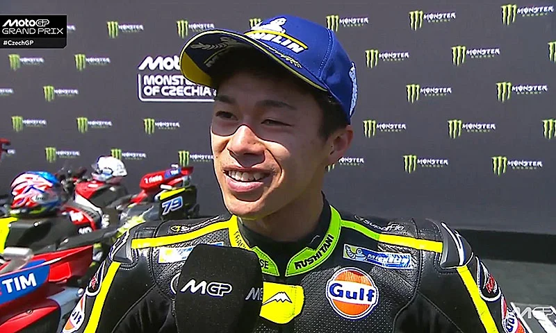 MotoGP, Brno, Grand Prix : Ai Ogura (Aprilia/2) « À chaud »