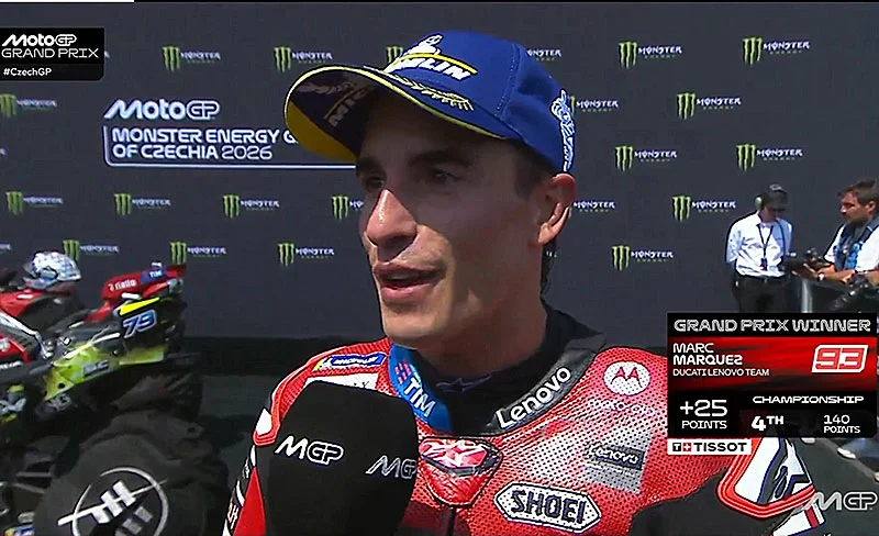 MotoGP, Brno, Grand Prix : Marc Marquez (Ducati/1) « À chaud »