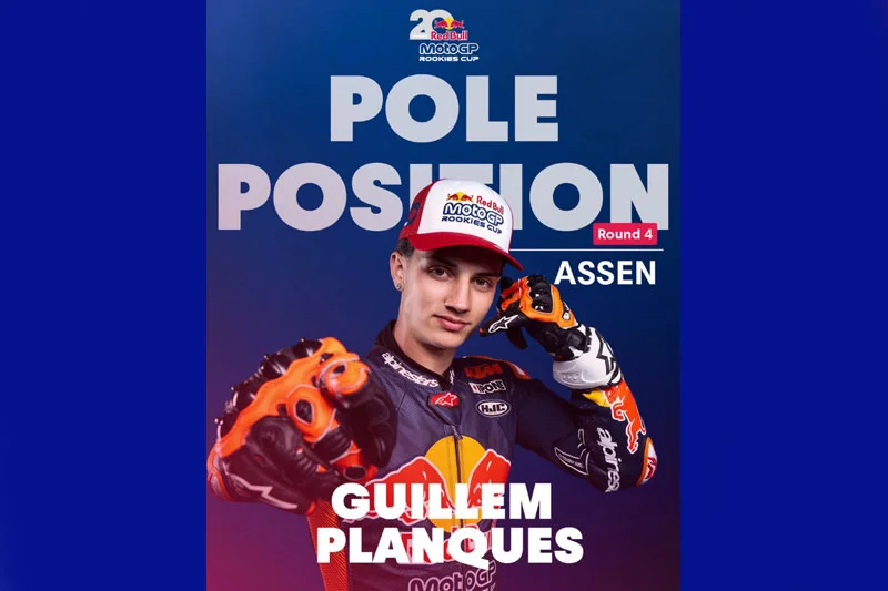 Red Bull MotoGP Rookies Cup : Après le podium, la pole pour Guillem Planques !