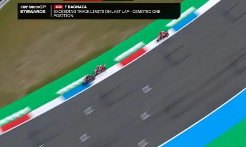 MotoGP Assen J2, Pecco Bagnaia (Ducati Q5/S7) a sa pénalité en travers : « Je devais éviter de percuter Jorge Martin »