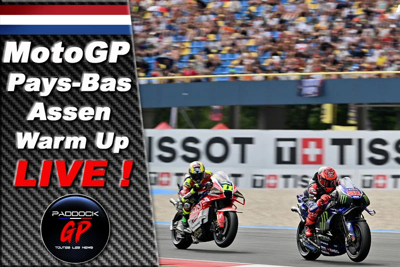 MotoGP Assen Warm up LIVE :