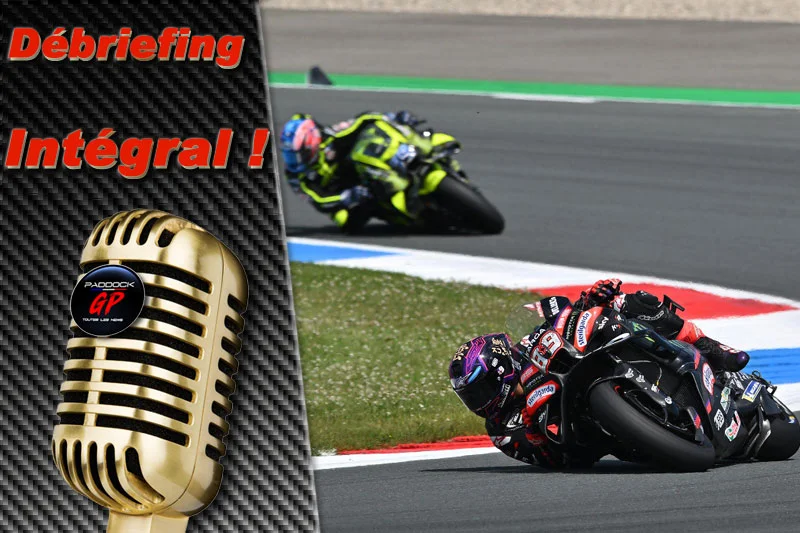 MotoGP Assen J3, Débriefing Jorge Martin (Aprilia/3) : « On a l’impression qu’il est en train de chuter à chaque virage », etc. (Intégralité)