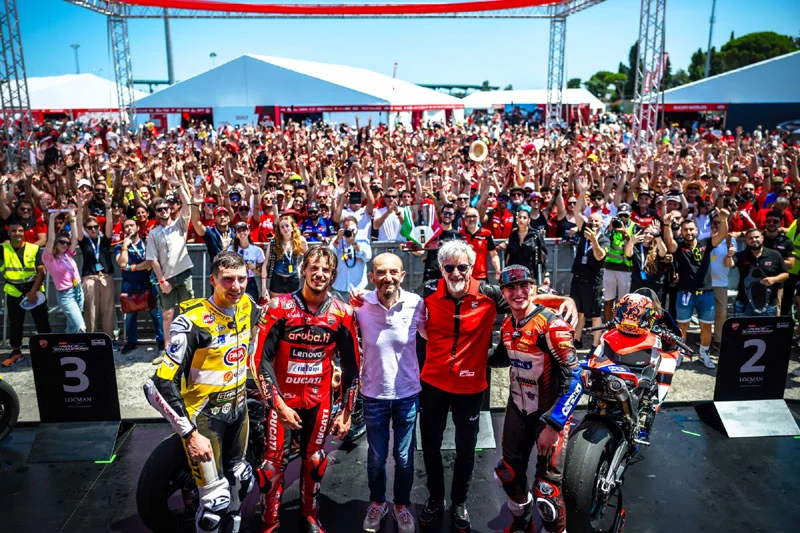 Nicolò Bulega remporte la Lenovo Race of Champions lors de la World Ducati Week 2026 (CP)
