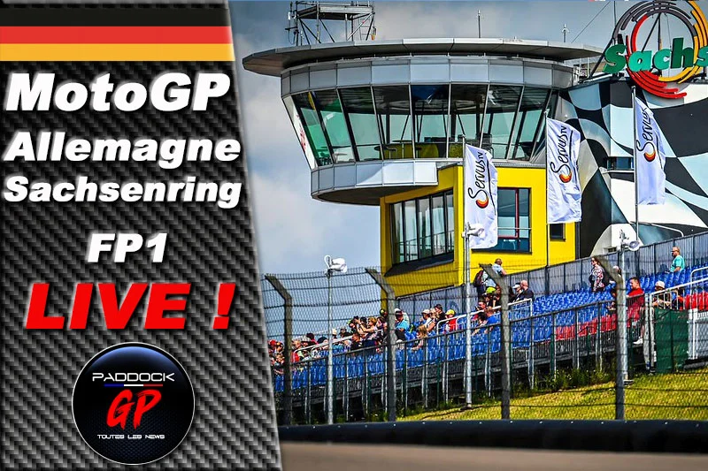MotoGP Allemagne FP1 LIVE :