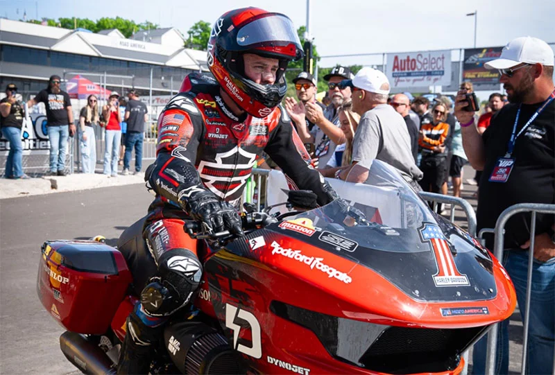 MotoAmerica Laguna Seca, Baggers J1 : Harley-Davidson réagit enfin !