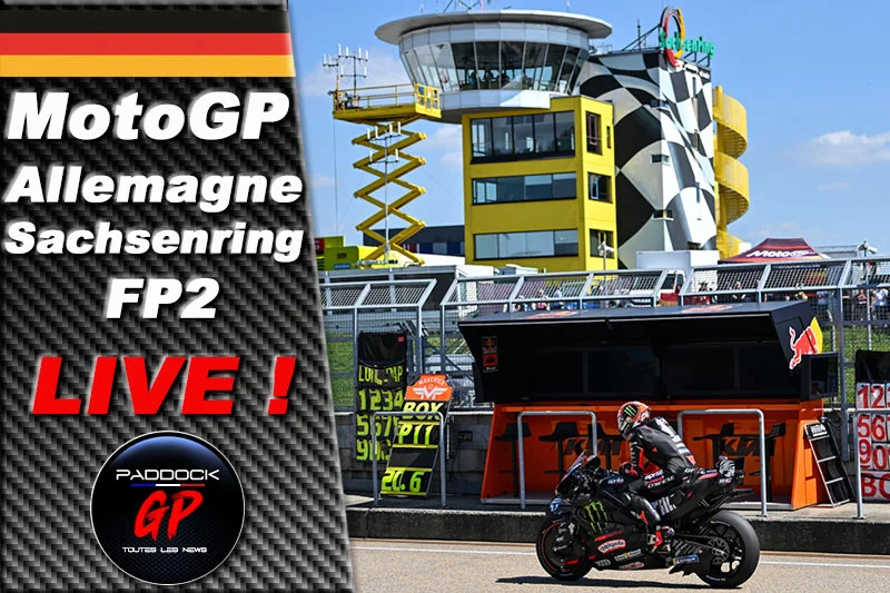 MotoGP Allemagne FP2 LIVE :