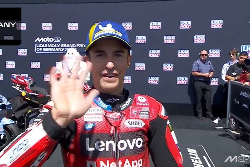 MotoGP, Allemagne, Qualifications : Marc Márquez (Ducati/1) « À chaud »