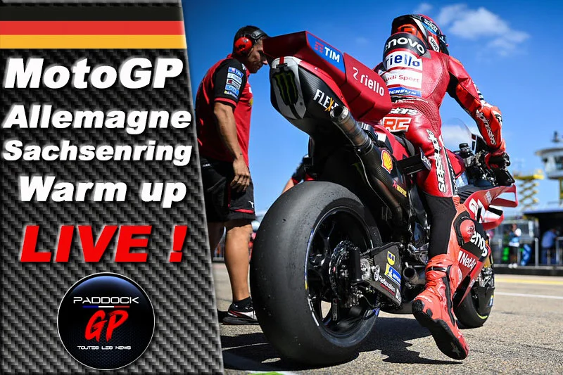 MotoGP Allemagne Warm up LIVE :