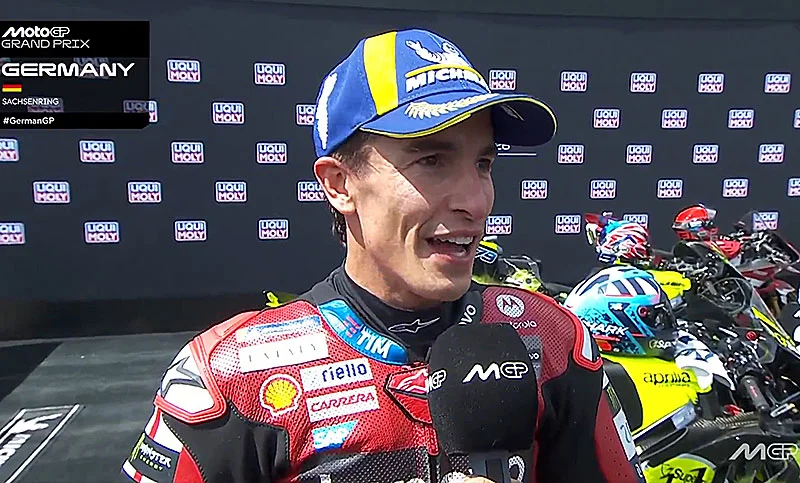 MotoGP, Allemagne, Grand Prix : Marc Marquez (Ducati/1) « À chaud »