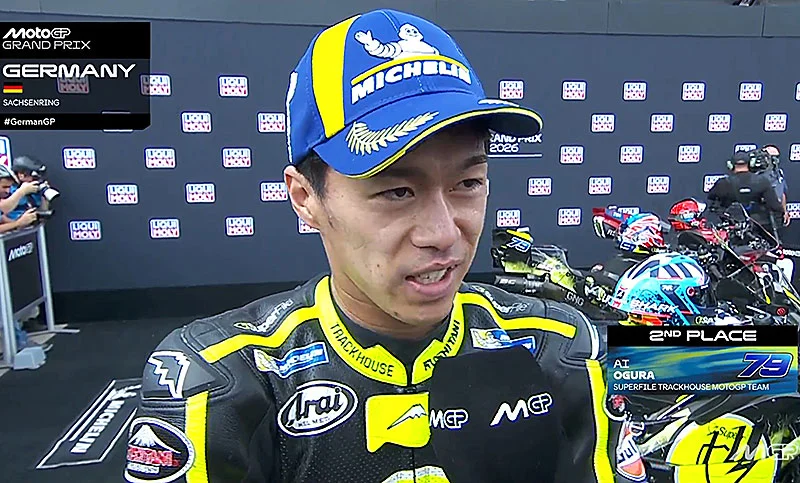 MotoGP, Allemagne, Grand Prix : Ai Ogura (Aprilia/2) « À chaud »
