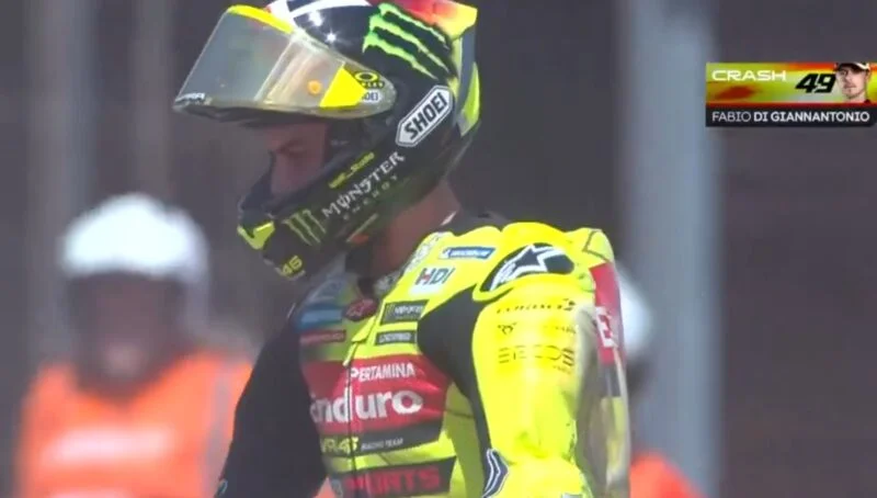 MotoGP Allemagne J3, Fabio Di Giannantonio (Ducati/Ab) pantois : « Je suis tombé alors que j’ai tout fait comme au tour précédent »