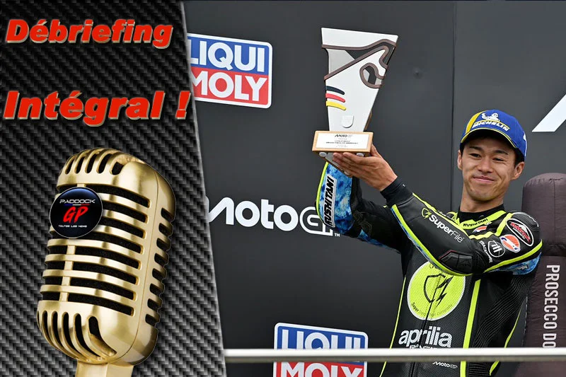MotoGP Allemagne J3, Débriefing Ai Ogura (Aprilia/2) : « Dix sur dix ! », etc. (Intégralité)