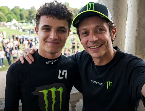 F1 – Motogp : Valentino Rossi envoie un message à Norris… et glisse une pique qui fera sourire Verstappen