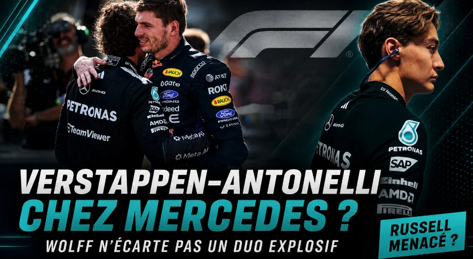F1 – Wolff ouvre déjà la porte à Verstappen : chez Mercedes, Russell découvre qu’un contrat n’empêche pas les courants d’air