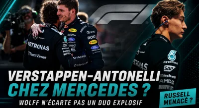 F1 – Wolff ouvre déjà la porte à Verstappen : chez Mercedes, Russell découvre qu’un contrat n’empêche pas les courants d’air