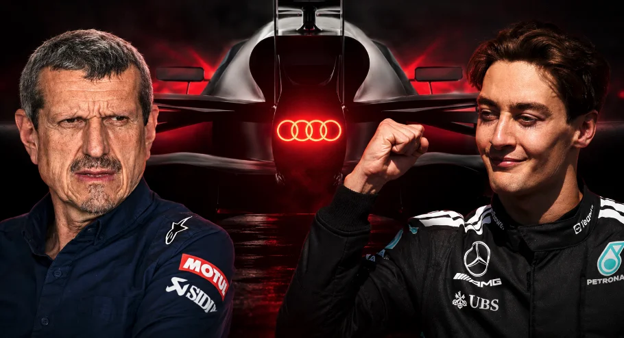 F1 :  George Russell déjà de trop chez Mercedes ? Steiner l’expédie chez Audi pour 2028