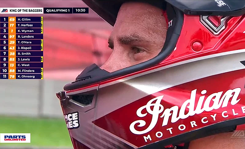 MotoAmerica, Mid-Ohio, Baggers J1 : Gillim et Indian donne le ton !