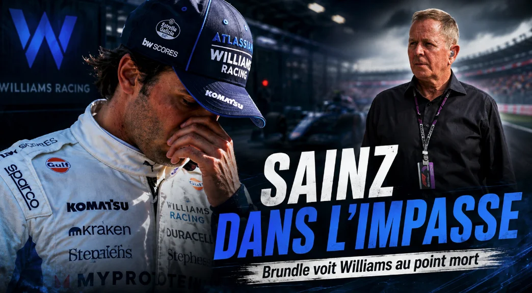 F1 – Sainz piégé chez Williams : Brundle voit sa carrière au point mort… et Audi repasse déjà devant