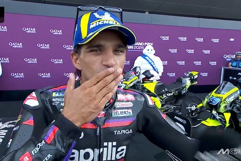 MotoGP, Silverstone, Qualifications : Jorge Martín (Aprilia/1) « À chaud »